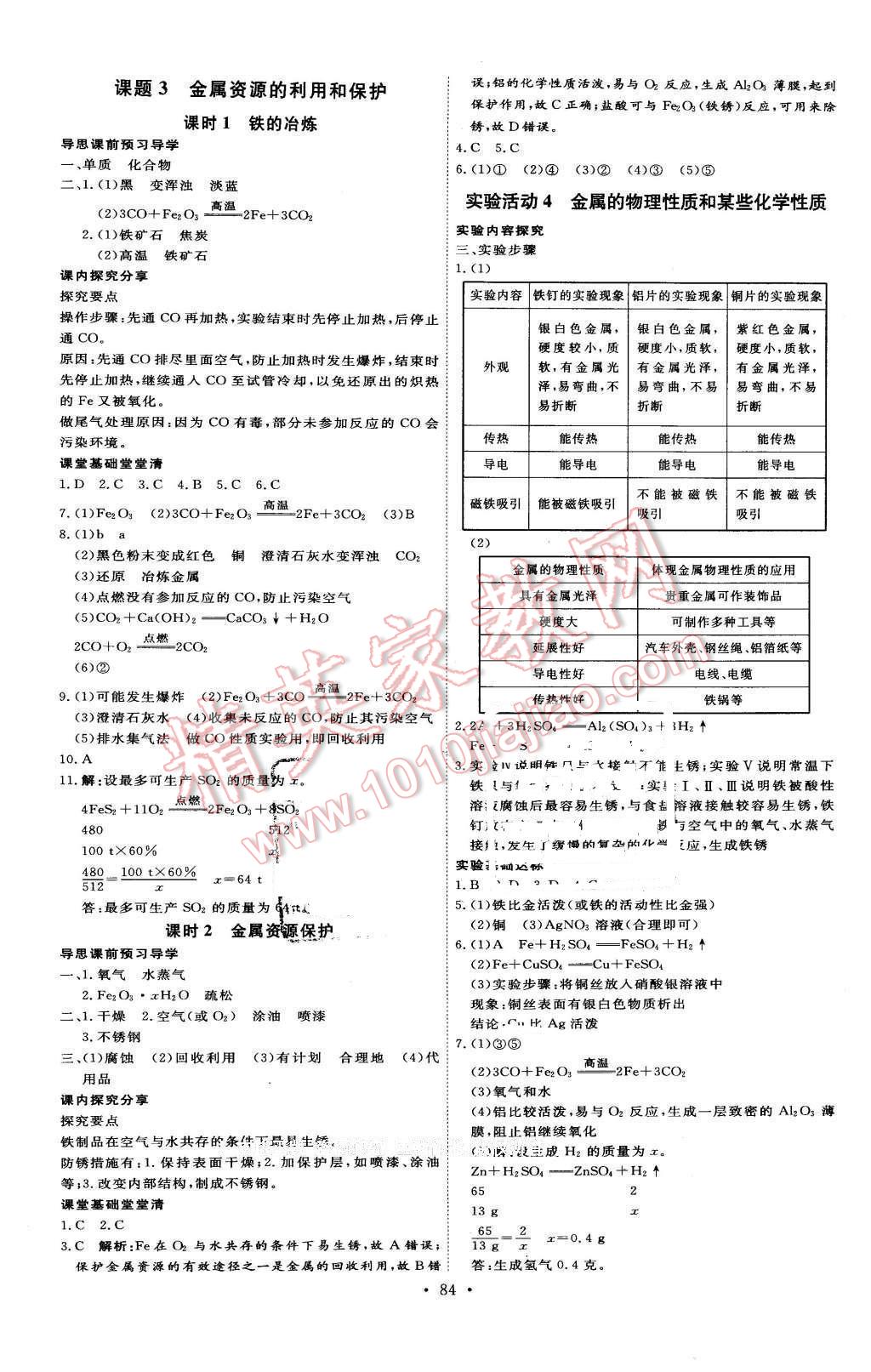 2016年優(yōu)加學(xué)案課時通九年級化學(xué)下冊人教版 第2頁