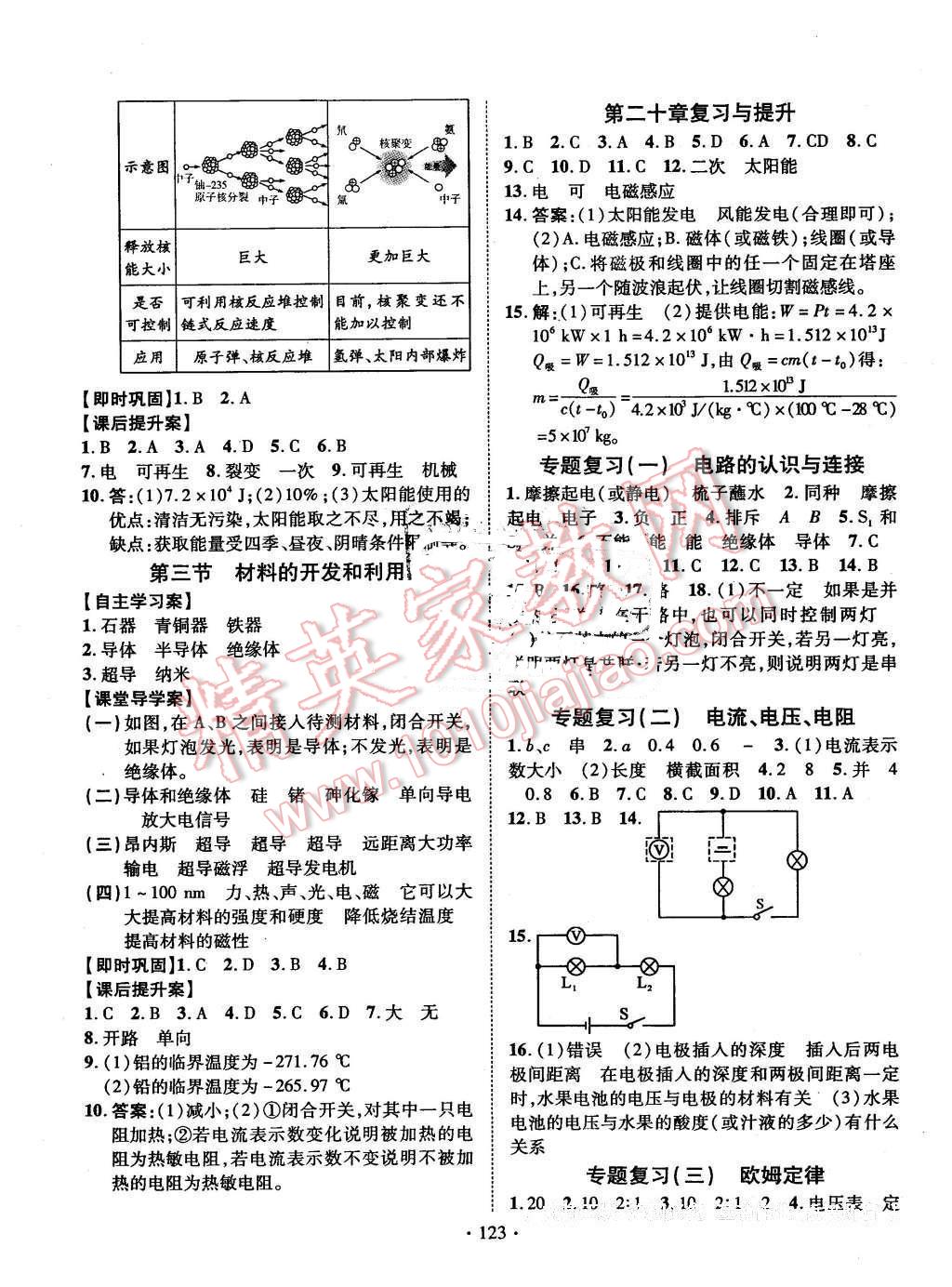 2016年課堂導練1加5九年級物理下冊滬科版 第5頁