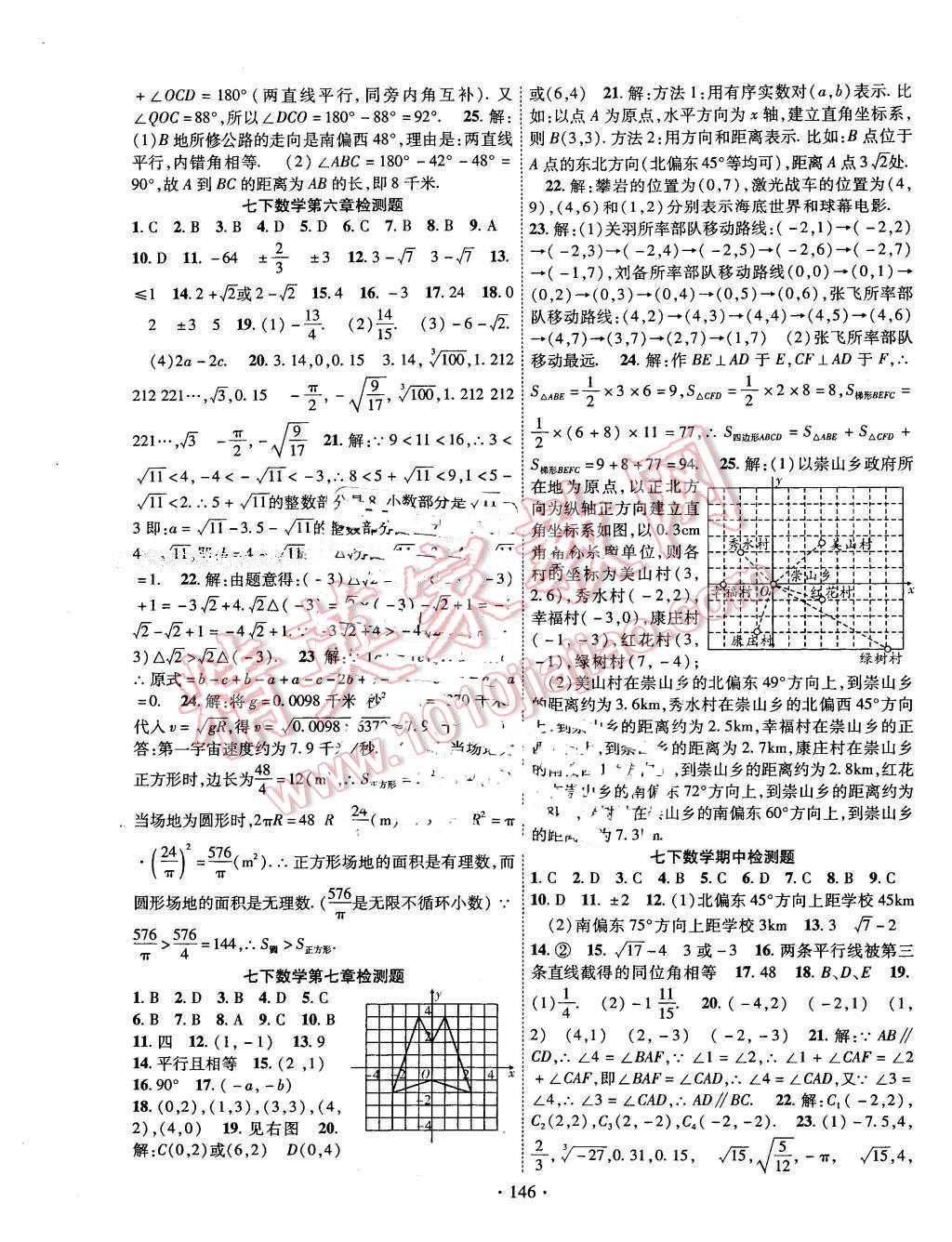 2016年暢優(yōu)新課堂七年級(jí)數(shù)學(xué)下冊(cè)人教版 第13頁(yè)