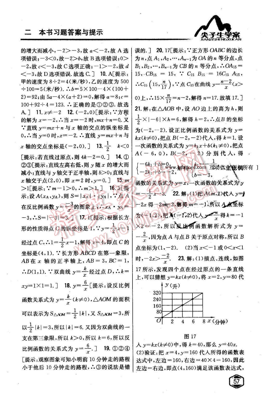 2016年尖子生學(xué)案八年級數(shù)學(xué)下冊華師大版 第18頁