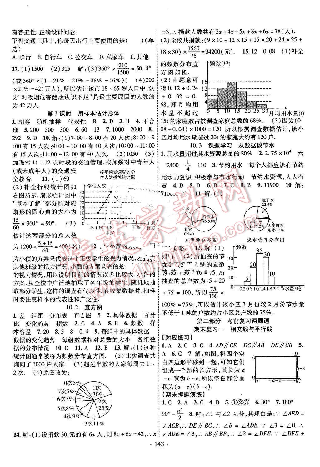 2016年暢優(yōu)新課堂七年級(jí)數(shù)學(xué)下冊(cè)人教版 第10頁(yè)