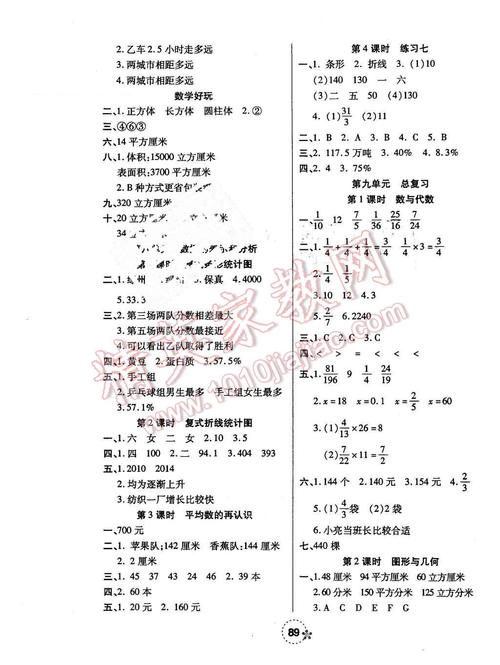 2016年奪冠新課堂隨堂練測(cè)五年級(jí)數(shù)學(xué)下冊(cè)北師大版 第5頁(yè)