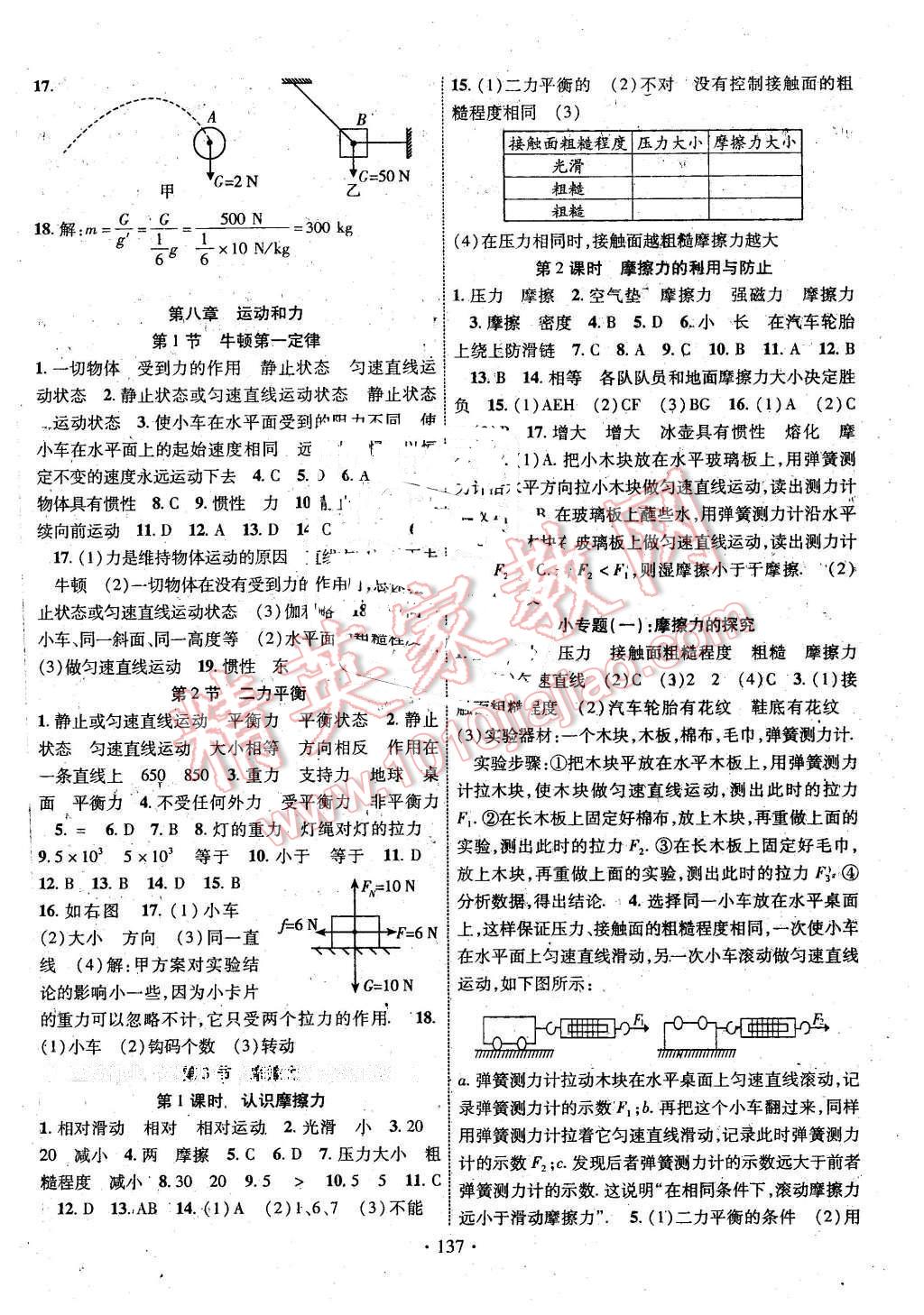 2016年暢優(yōu)新課堂八年級物理下冊人教版 第2頁