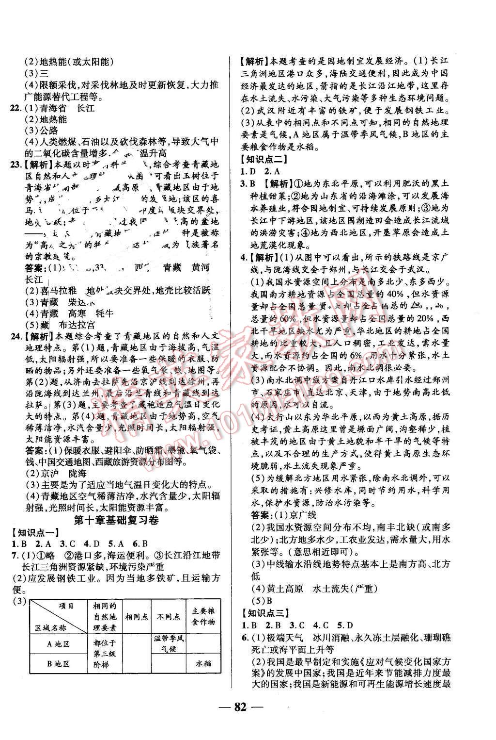 2016年優(yōu)加全能大考卷八年級(jí)地理下冊(cè)人教版 第6頁(yè)