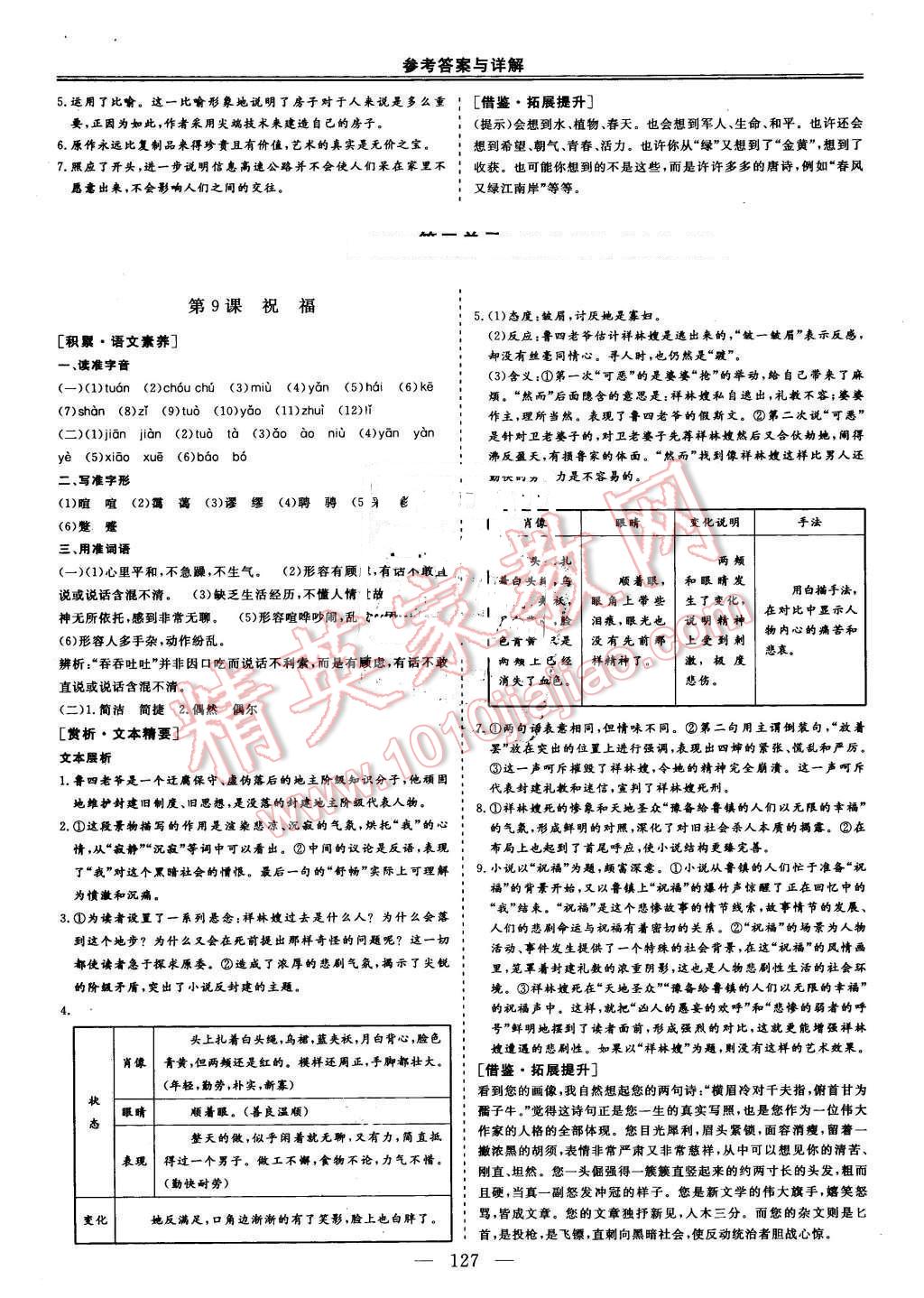 2015年三維設(shè)計(jì)高中新課標(biāo)同步課堂語文必修3粵教版 第5頁