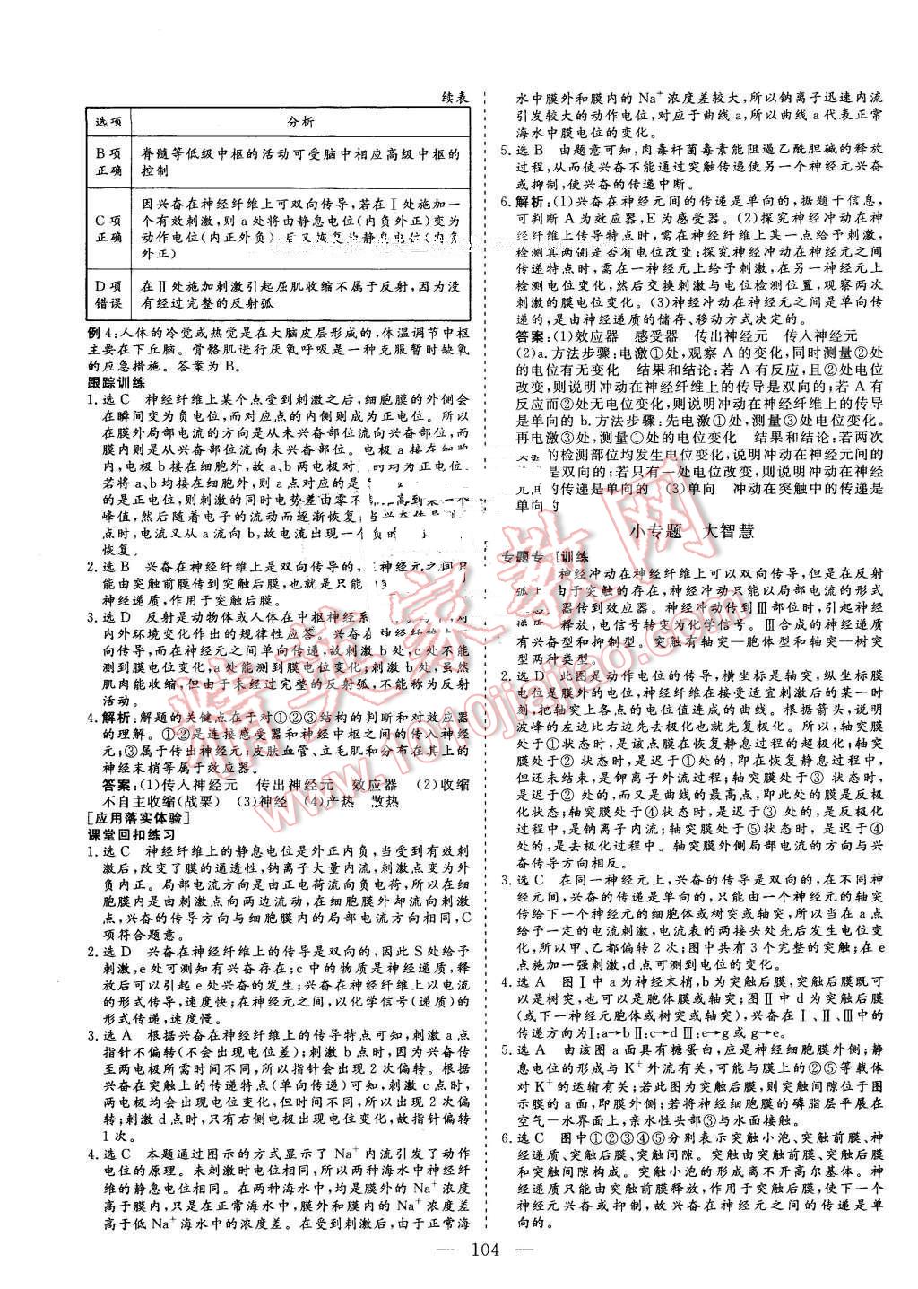 2016年三維設(shè)計(jì)高中新課標(biāo)同步課堂生物必修3浙科版 第4頁(yè)