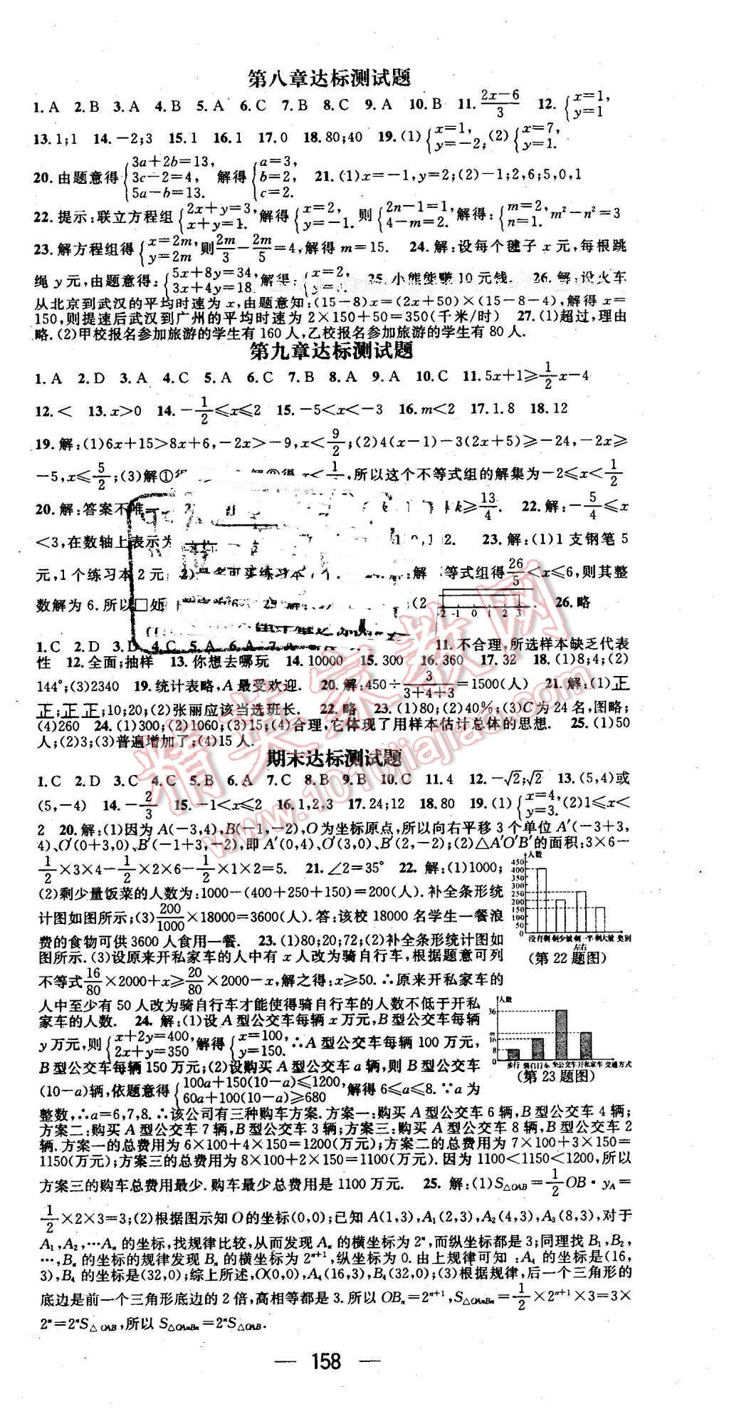 2016年名师测控七年级数学下册人教版 第12页