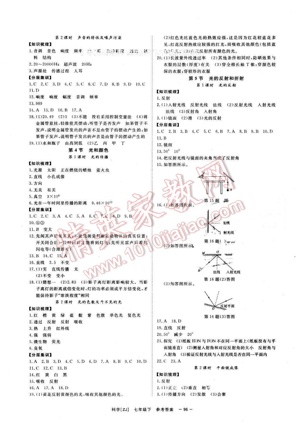 2016年全效學(xué)習(xí)七年級(jí)科學(xué)下冊(cè)浙教版創(chuàng)新版 第5頁(yè)