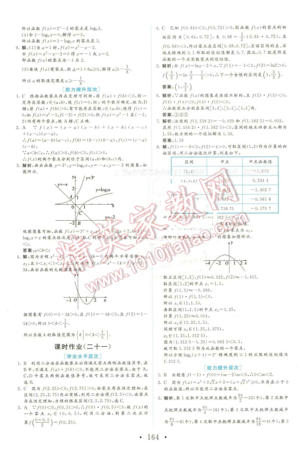 2016年課程基礎(chǔ)訓(xùn)練高中數(shù)學(xué)必修1人教版 第32頁