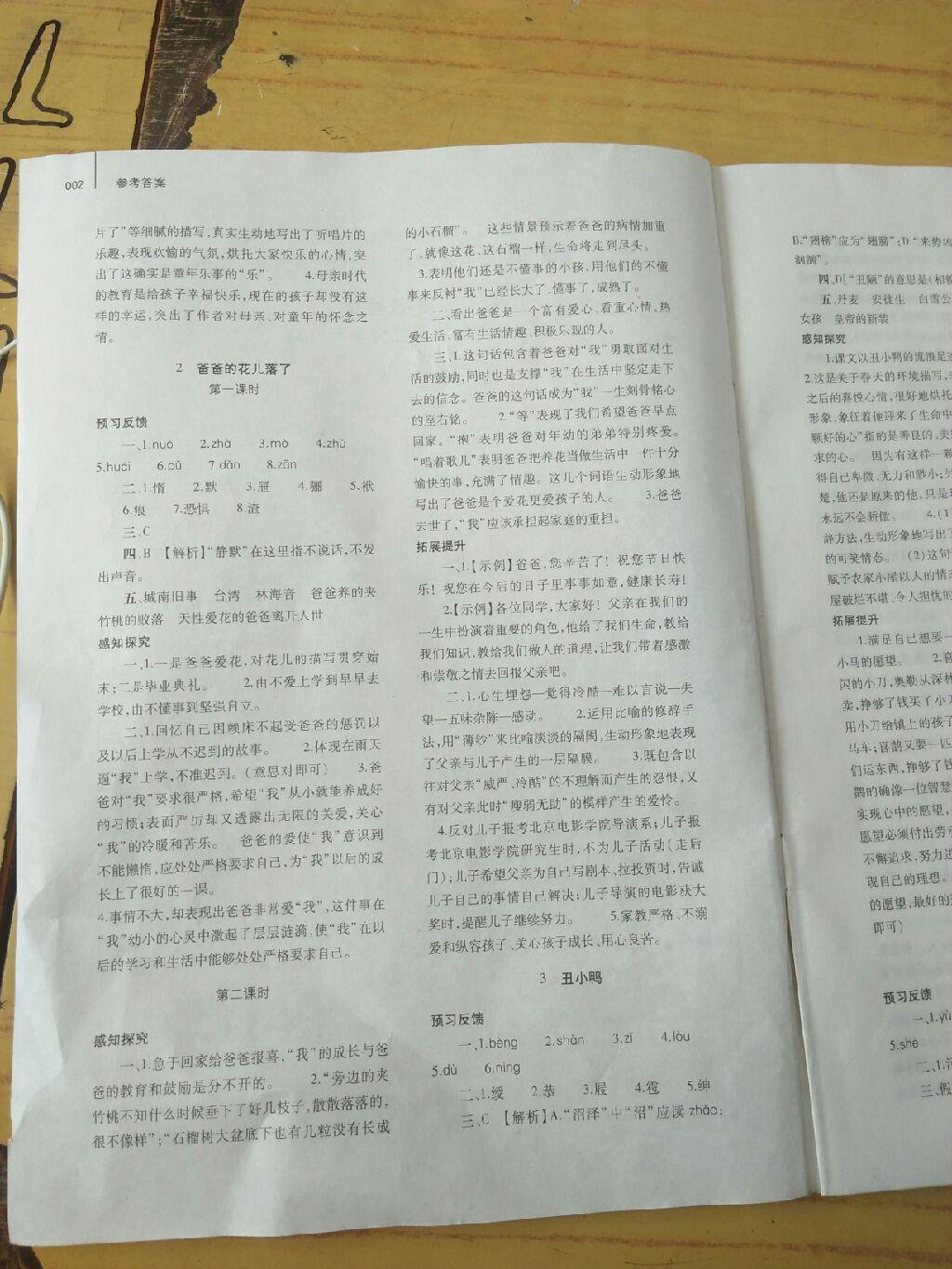 2015年基礎(chǔ)訓(xùn)練七年級語文下冊人教版僅限河南省使用大象出版社 第103頁