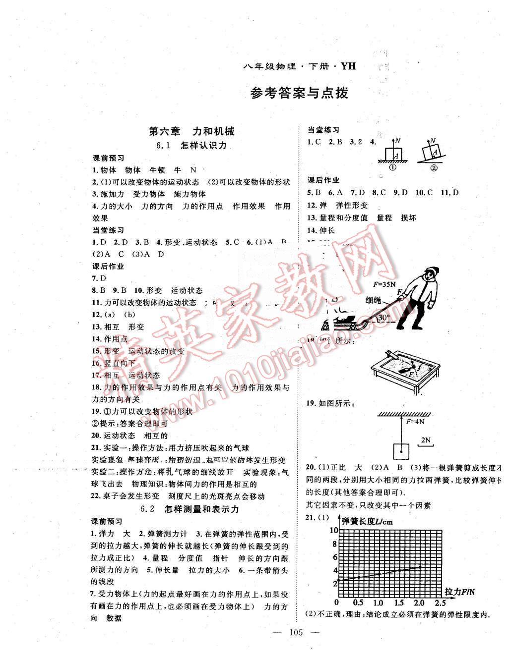 2016年名師學(xué)案八年級(jí)物理下冊(cè)粵滬版 第1頁