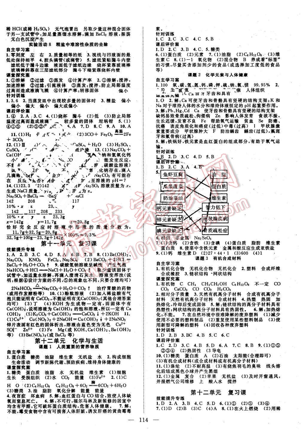 2016年優(yōu)質(zhì)課堂導(dǎo)學(xué)案九年級化學(xué)下冊人教版 第6頁