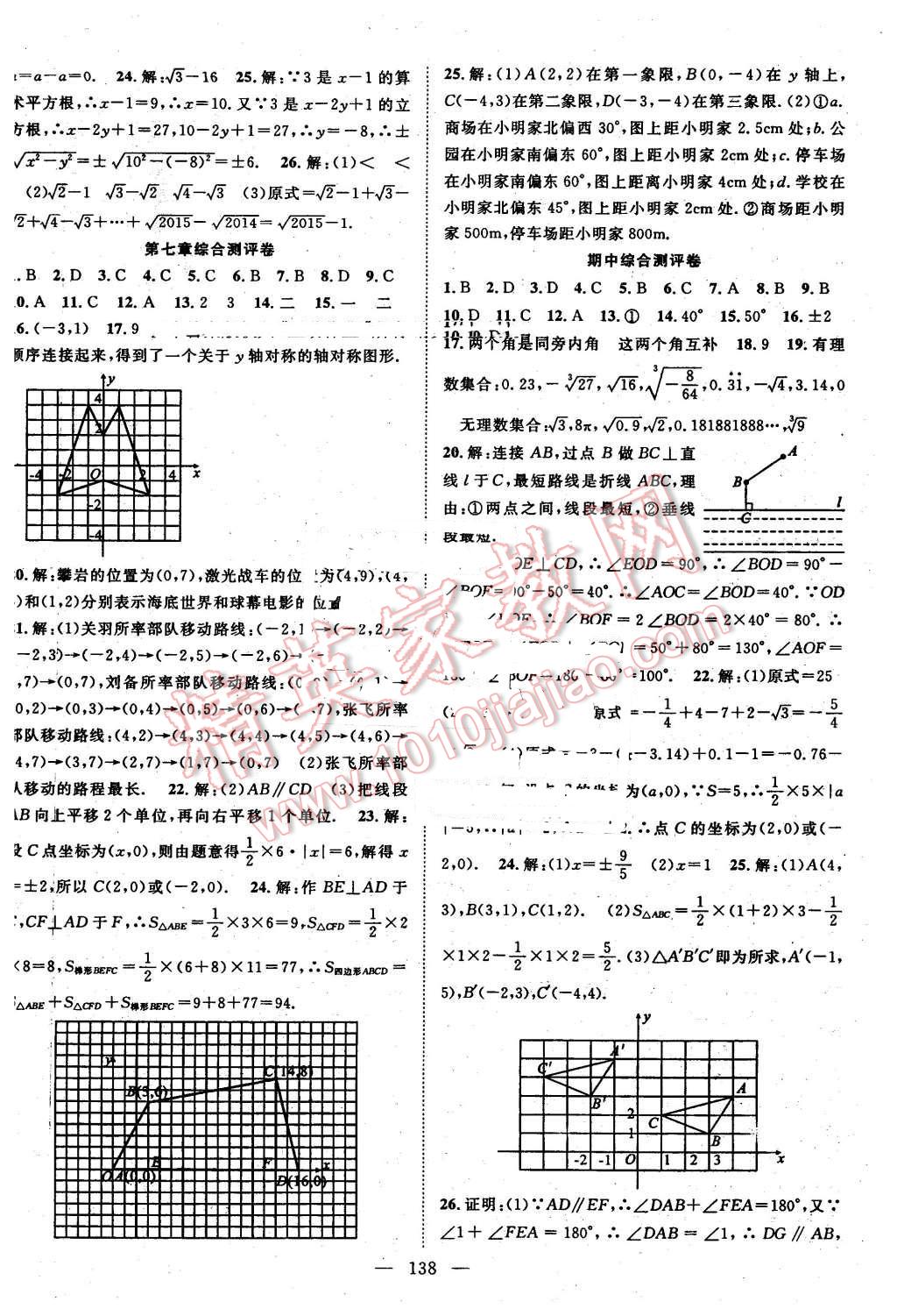 2016年名師學(xué)案七年級(jí)數(shù)學(xué)下冊(cè)人教版 第14頁(yè)