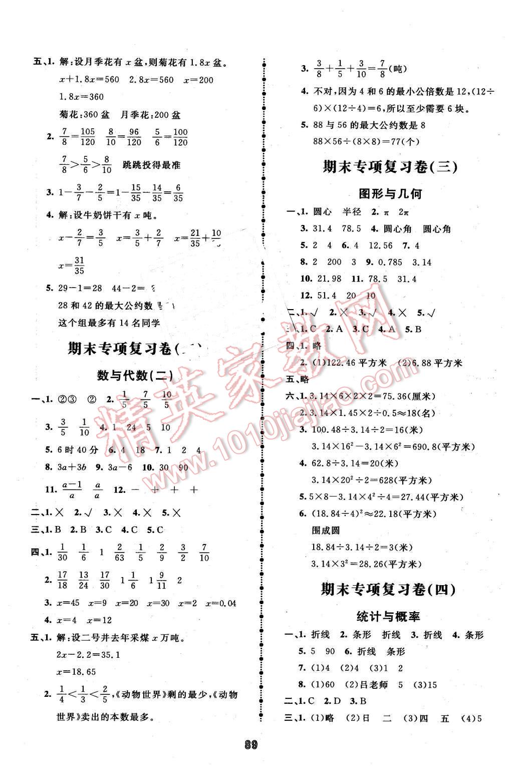 2016年智慧翔奪冠金卷五年級(jí)數(shù)學(xué)下冊(cè)江蘇課標(biāo)版 第5頁(yè)