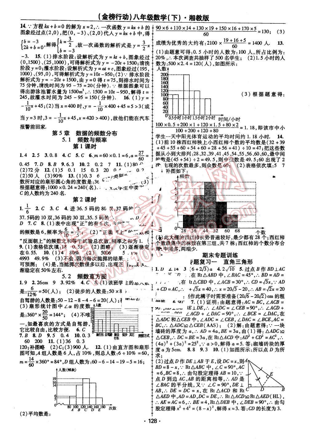 2016年金榜行動(dòng)課時(shí)導(dǎo)學(xué)案八年級(jí)數(shù)學(xué)下冊(cè)湘教版 第8頁(yè)