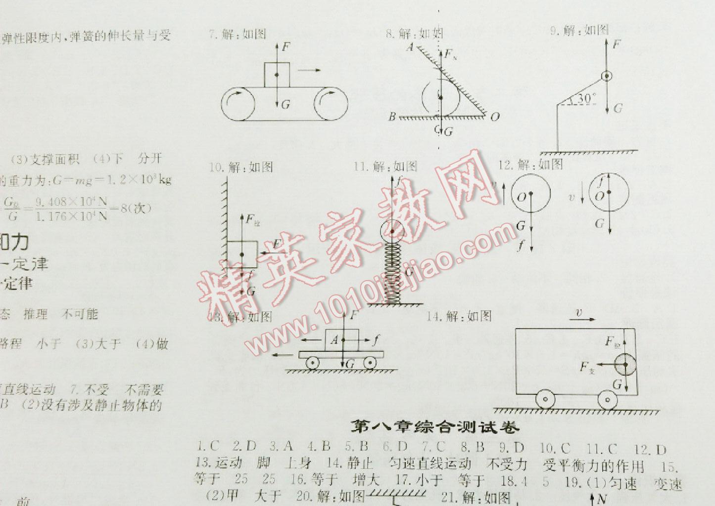 2016年課堂點(diǎn)睛八年級(jí)物理下冊(cè)人教版 第37頁