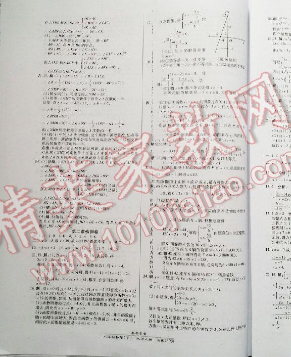 2016年匯文圖書(shū)卓越課堂七年級(jí)數(shù)學(xué)下冊(cè)人教版 第22頁(yè)