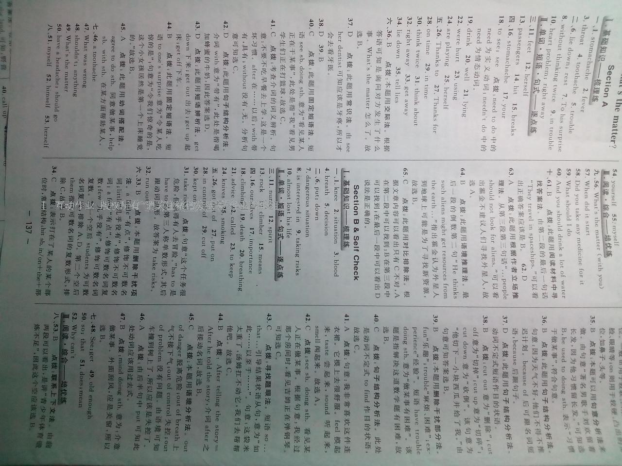 2016年綜合應(yīng)用創(chuàng)新題典中點(diǎn)八年級(jí)英語下冊(cè)人教版 第42頁