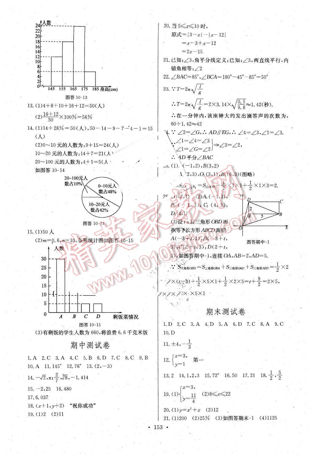 2016年长江全能学案同步练习册七年级数学下册人教版长江少年儿童出版社 第23页