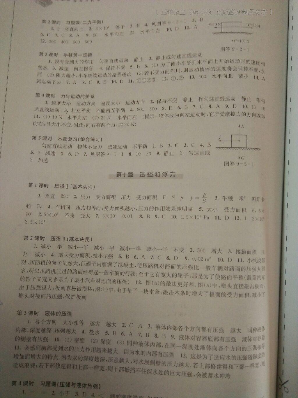 2015年同步練習(xí)八年級(jí)物理下冊(cè)蘇科版 第24頁(yè)