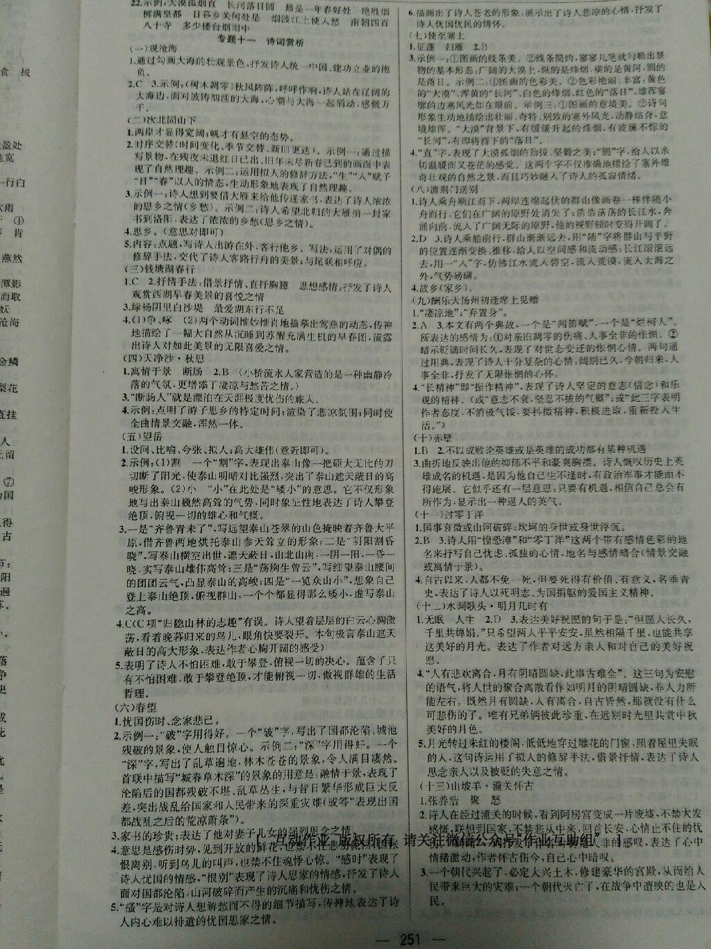 黃岡金牌之路中考精英總復(fù)習(xí)2015語(yǔ)文人教版 第63頁(yè)