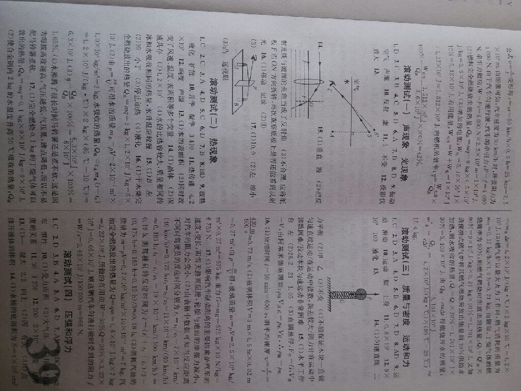 2016年四川火線100天中考滾動(dòng)復(fù)習(xí)法物理 第6頁(yè)