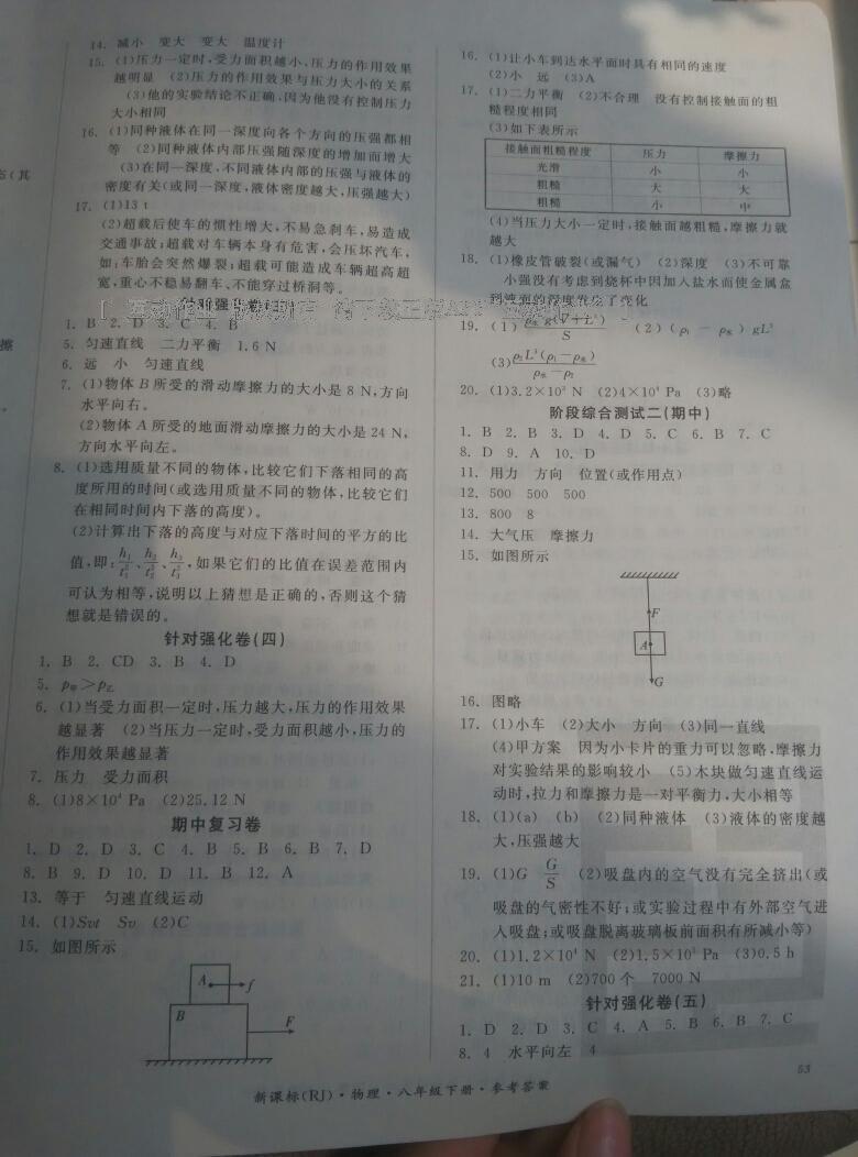 2015年全品小復(fù)習(xí)八年級(jí)物理下冊(cè)人教版 第9頁(yè)