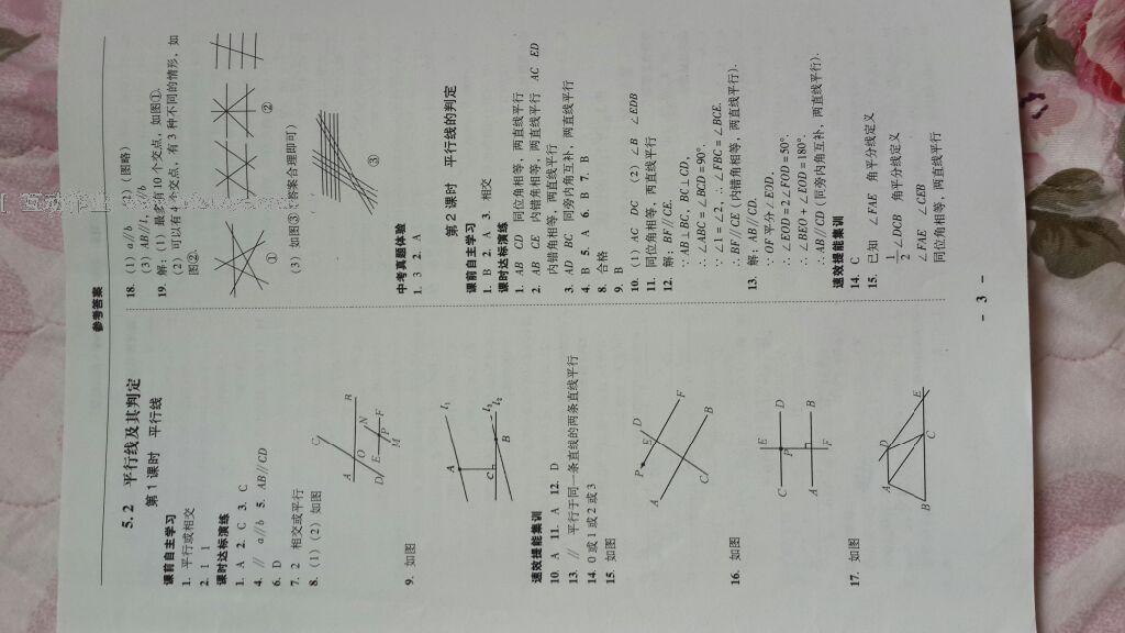 2015年南粤学典学考精练七年级数学下册人教版 第33页