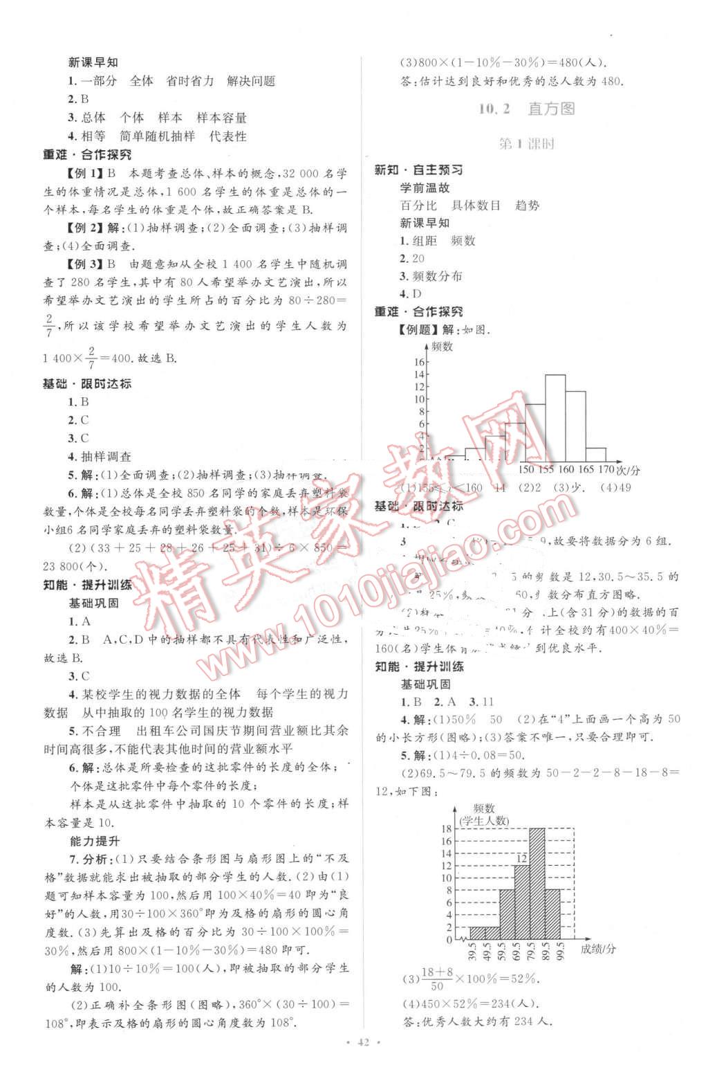 2016年初中同步学习目标与检测七年级数学下册人教版 第28页