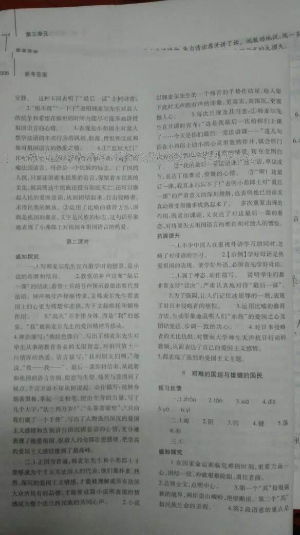 2015年基礎訓練七年級語文下冊人教版僅限河南省使用大象出版社 第117頁