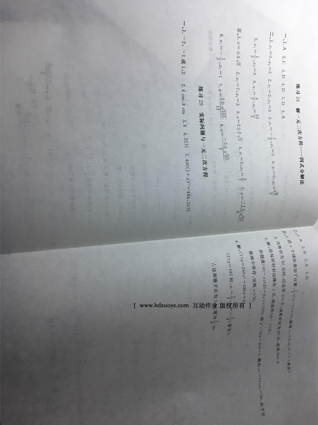 2015年新课标形成性练习与检测八年级数学下册 第113页