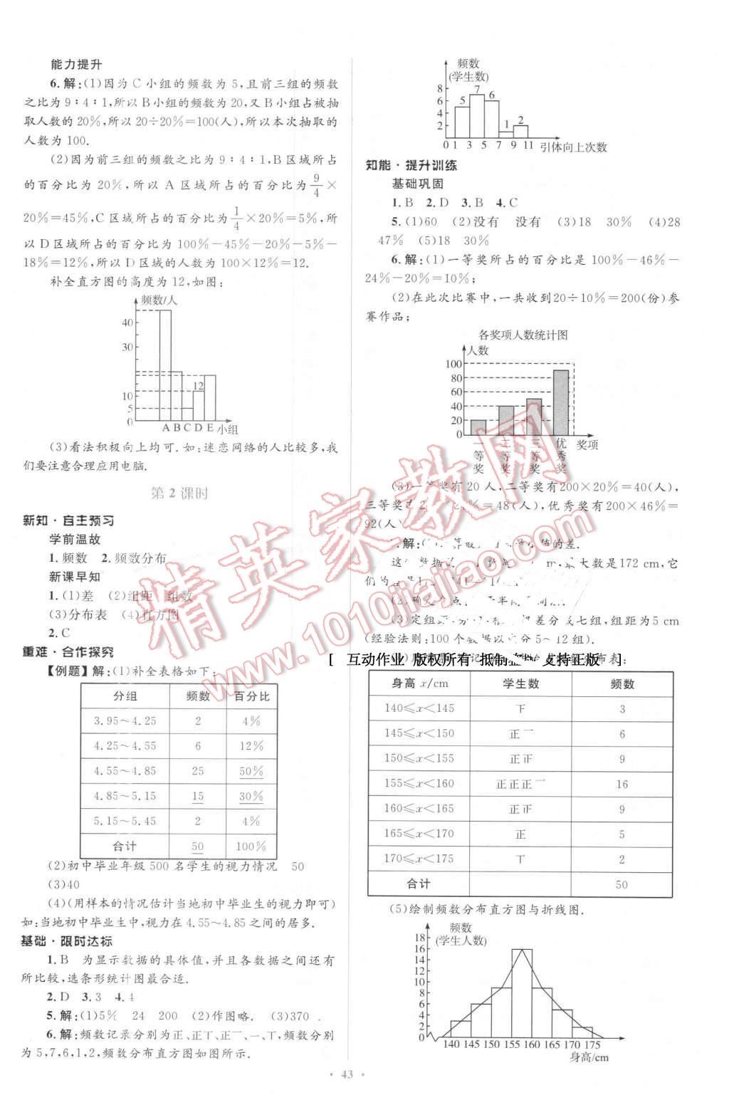 2016年初中同步学习目标与检测七年级数学下册人教版 第29页