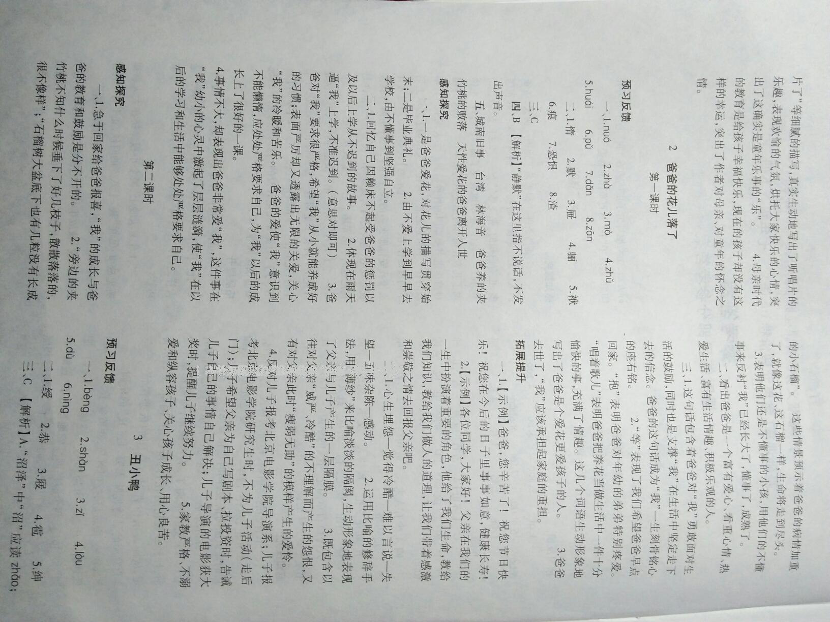 2015年基礎(chǔ)訓(xùn)練七年級語文下冊人教版僅限河南省使用大象出版社 第41頁