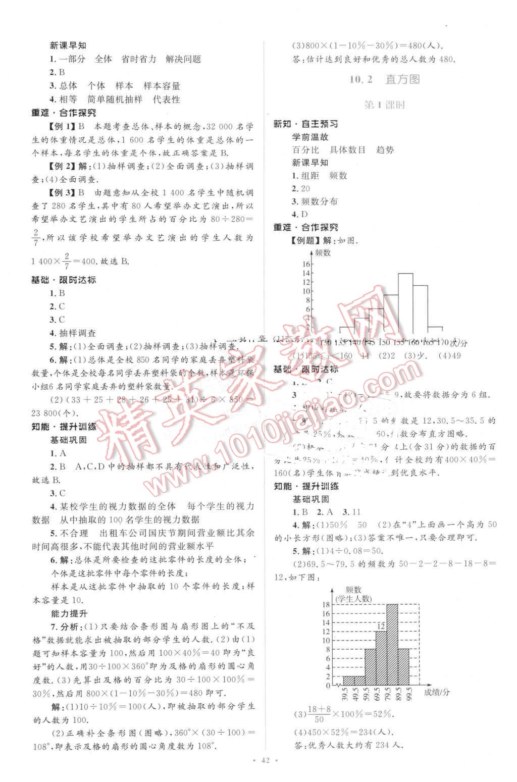 2016年初中同步学习目标与检测七年级数学下册人教版 第28页