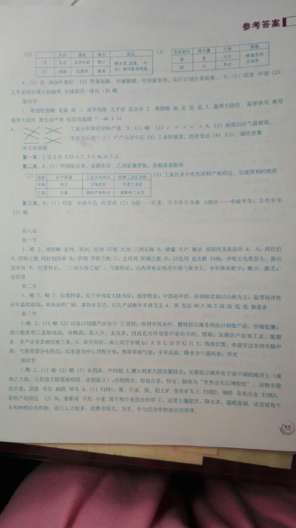 2015年地理填充图册七年级下册人教版中国地图出版社 第113页