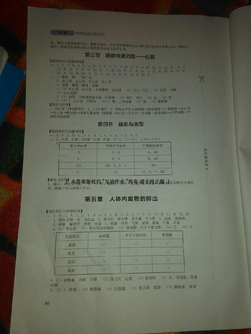 2015年新課程實(shí)踐與探究叢書(shū)七年級(jí)生物下冊(cè)人教版 第19頁(yè)