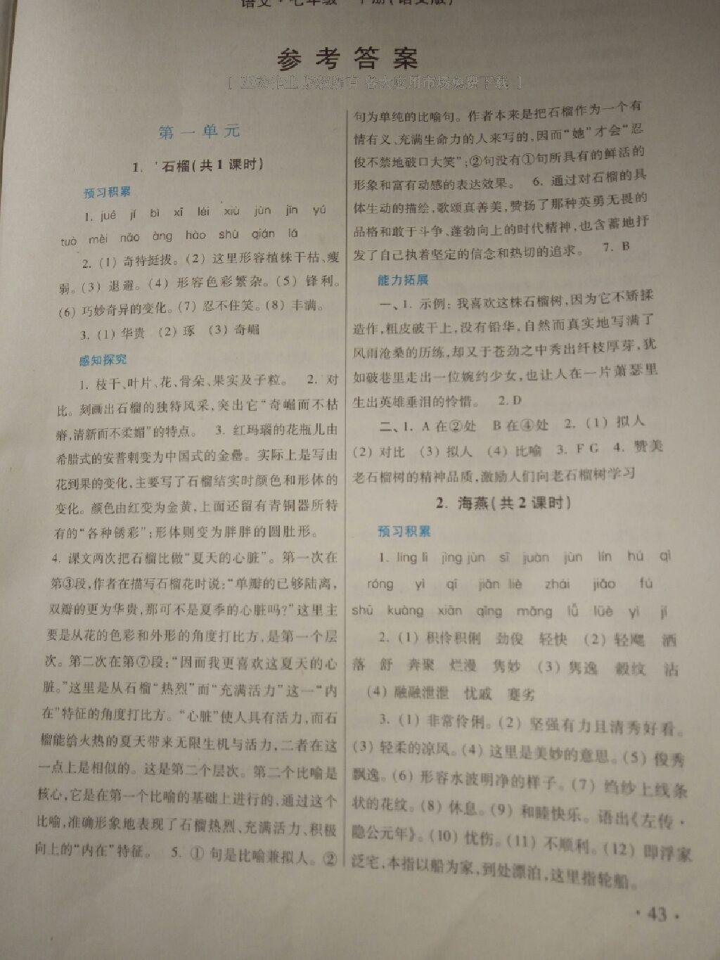 2016年基礎(chǔ)訓(xùn)練七年級歷史下冊人教版僅限河南省內(nèi)使用大象出版社 第29頁