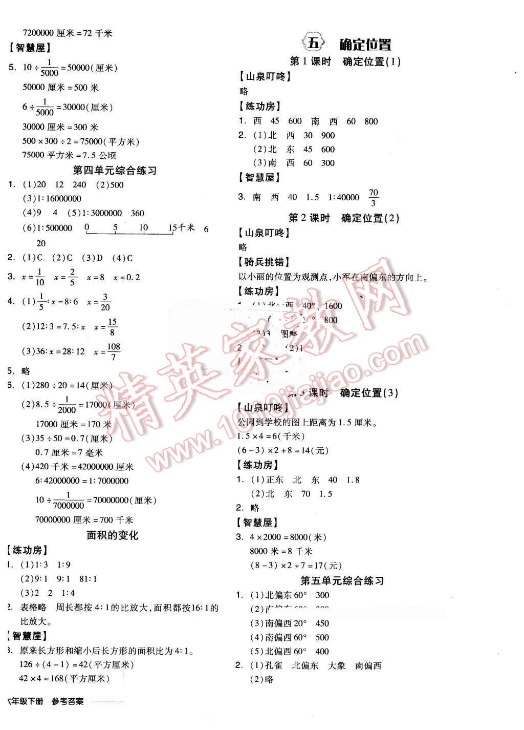 2016年全品學(xué)練考六年級數(shù)學(xué)下冊蘇教版 第4頁