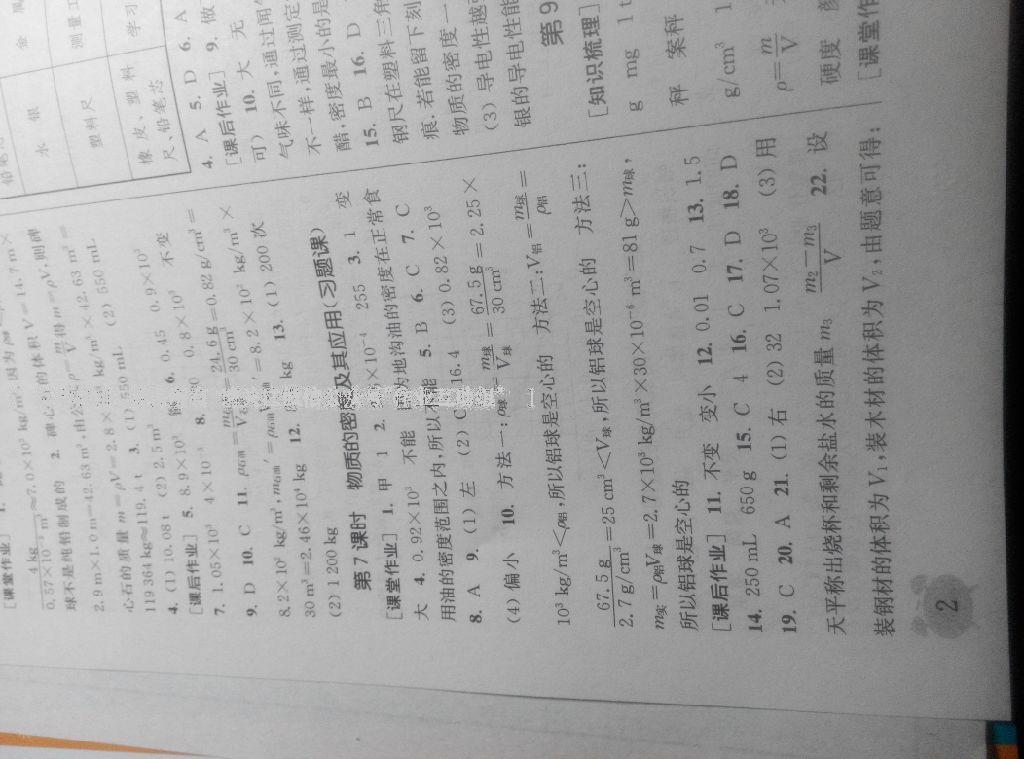 2016年通城學典課時作業(yè)本八年級物理下冊滬粵版 第19頁