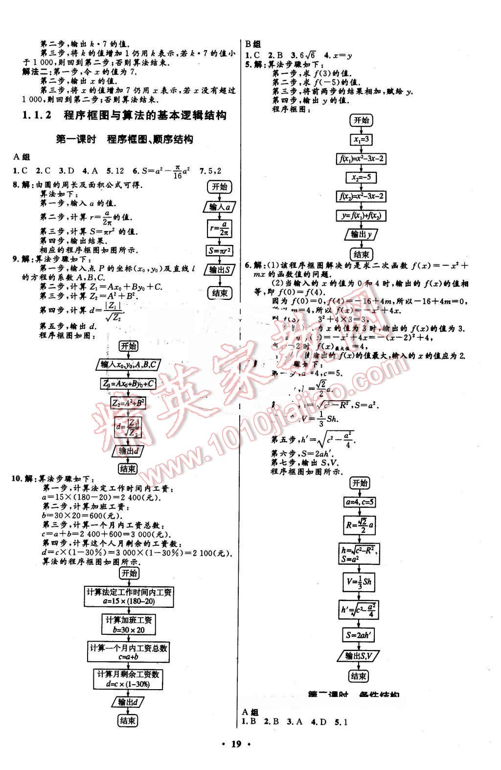 2016年高中同步測控優(yōu)化設(shè)計數(shù)學(xué)必修3人教A版市場版 第19頁