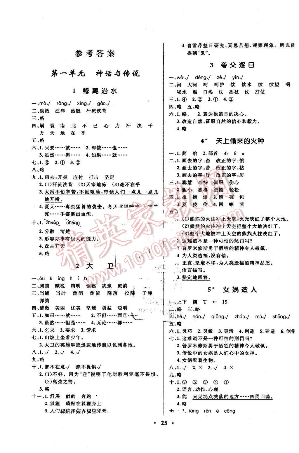 2016年小学同步测控优化设计六年级语文下册语文S版 第1页