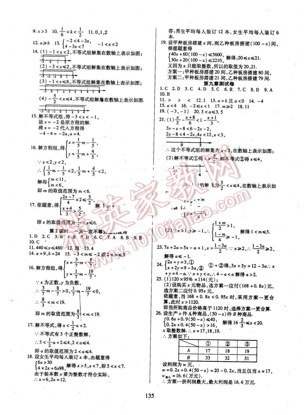 2016年有效課堂課時(shí)導(dǎo)學(xué)案七年級(jí)數(shù)學(xué)下冊(cè)人教版 第11頁(yè)