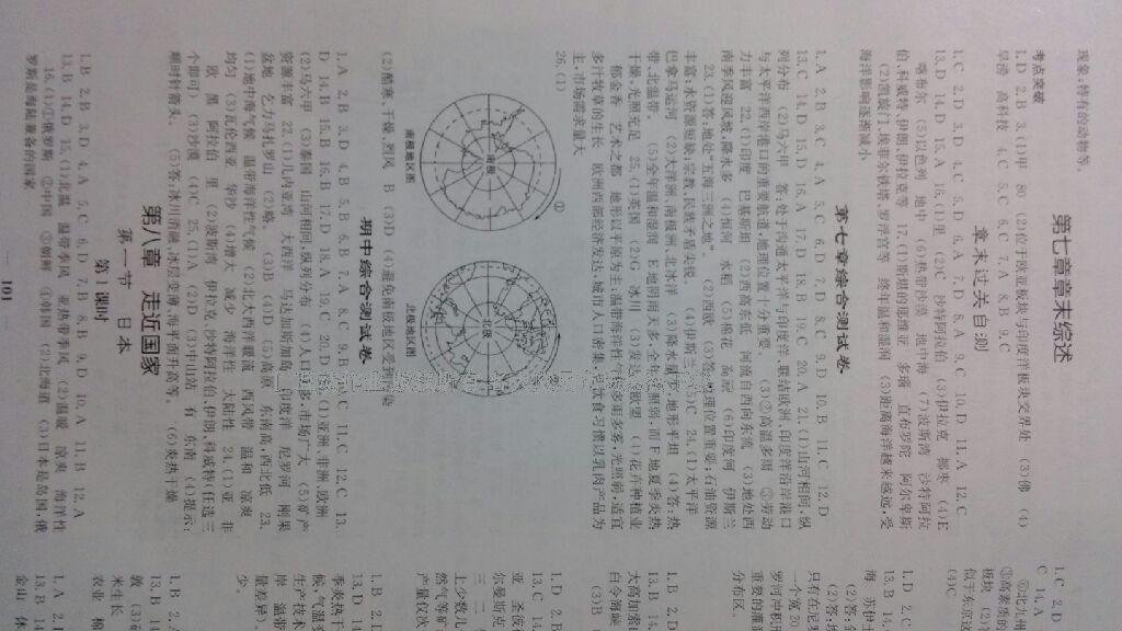 2016年課堂點睛七年級地理下冊人教版 第16頁