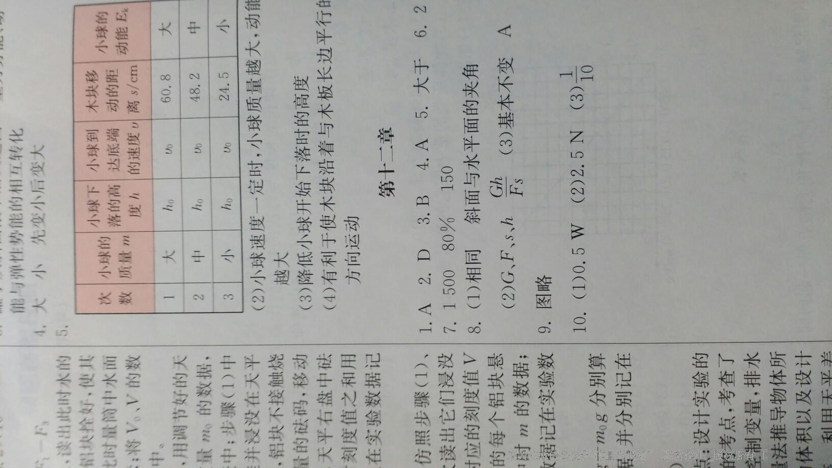 2015年新課堂實(shí)驗(yàn)報告八年級物理下冊人教版 第8頁