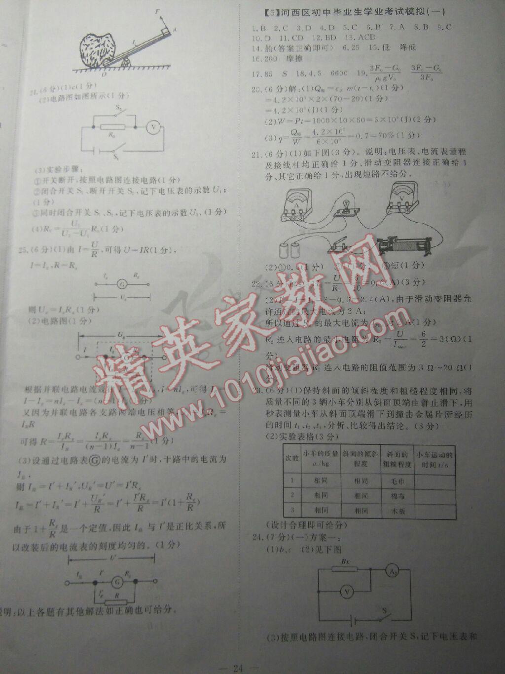 2015年中考必备初中模拟汇编物理 第4页