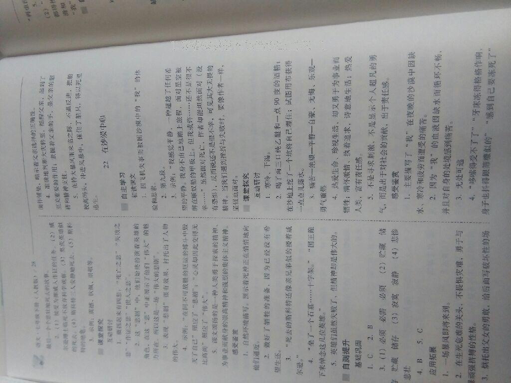 2016年新課程問題解決導(dǎo)學(xué)方案七年級語文下冊人教版 第115頁