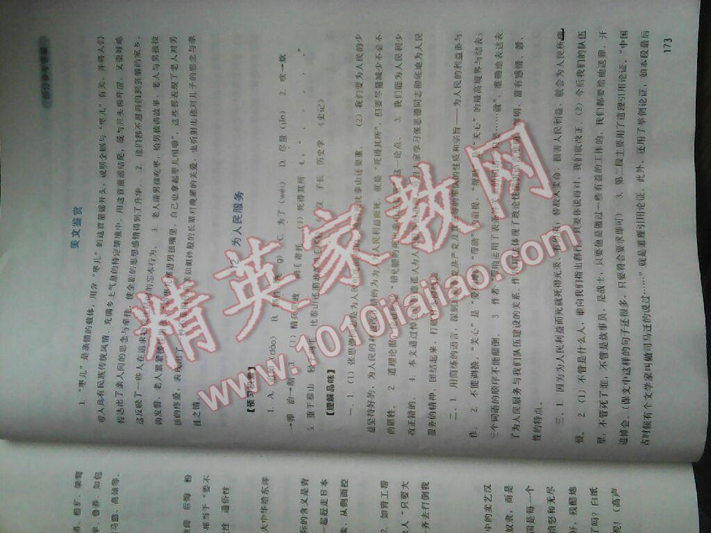 2016年新课程实践与探究丛书八年级语文下册语文版 第13页