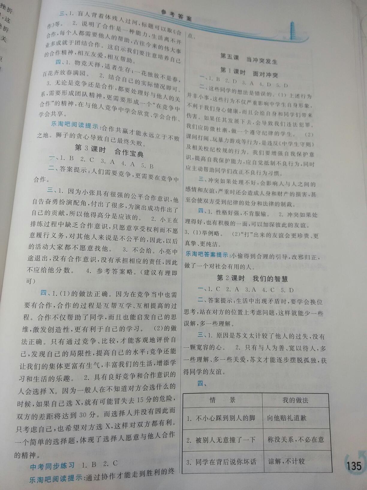 2016年学习检测八年级思想品德下册人民版 第25页