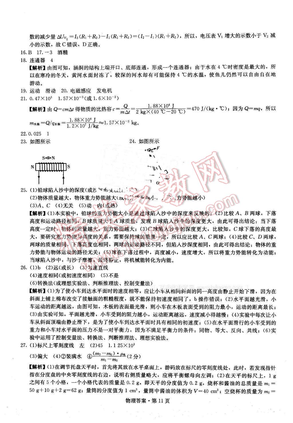 2016年湖南中考必备物理 第10页