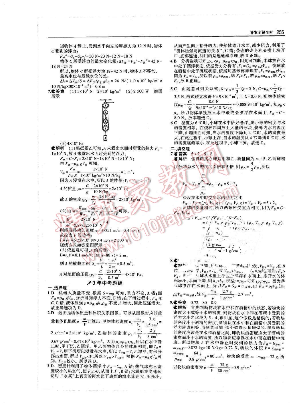 2016年3年中考2年模拟中考冲击波河北中考物理 第21页